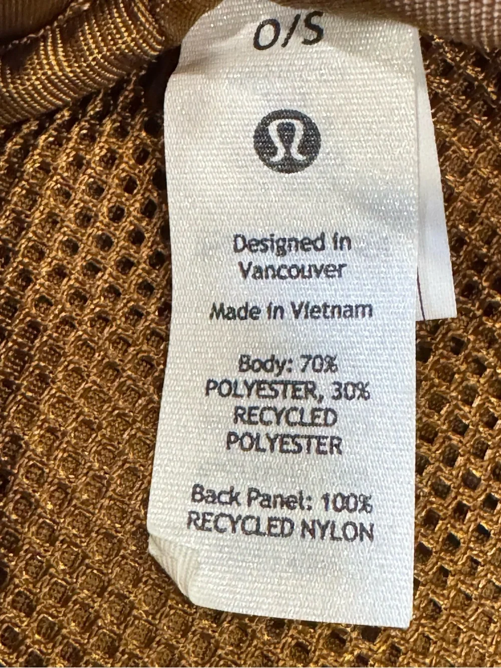Lululemon Everywhere Belt Bag 1L Fleece Gold Hardware in Burnt Caramel